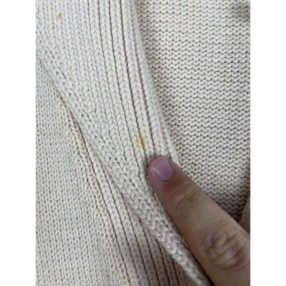 Patty Boutik Cardigan Sweater Womens S Brown‎ 5 Button Pockets New w Defects - Picture 8 of 12